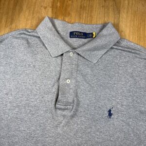 Polo Ralph Lauren Short Sleeve Soft Cotton Polo Shirt Men's LT Gray Casual